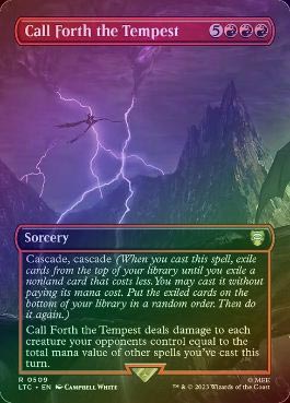 Call Forth the Tempest 1枚 Call Forth the Tempest 1枚 Call Forth the Tempest 1枚 Call