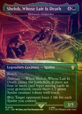 ☆SALE☆【銀幕 FOIL】【英】墓後家蜘蛛、イシュカナ/Ishkanah