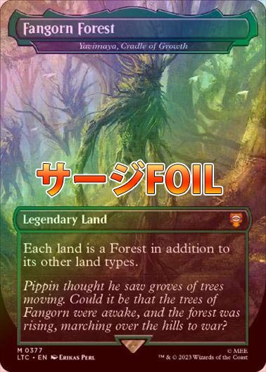 MTG 成長の揺り篭、ヤヴィマヤ 英語版サージfoil サージFOIL】【英】ファンゴルンの森/成長の揺り篭、ヤヴィマヤ