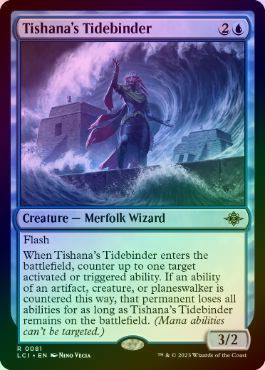 MTG ティシャーナの潮縛り/Tishana's Tidebinder 4枚 FOIL】【英】ティシャーナの潮縛り/Tishana's Tidebinder[青R