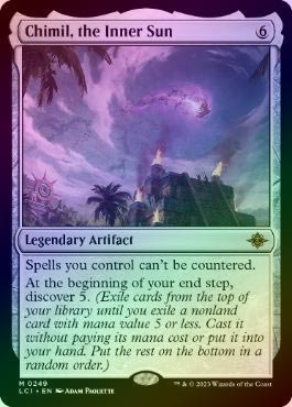 MTG 内なる太陽、チミル 4枚 249)《内なる太陽、チミル/Chimil, the Inner Sun》[LCI] 茶R