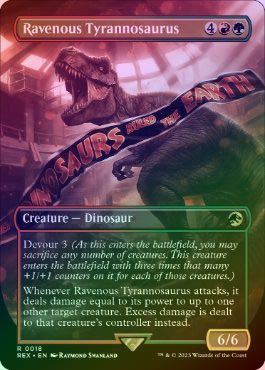 貪欲なティラノサウルス foil ミントモール / MINT GAMES MTG(東