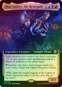 mtg 反逆者、ドン・アンドレ 統率者デッキ FOIL】【英】反逆者、ドン・アンドレ/Don Andres, the Renegade[多色MR