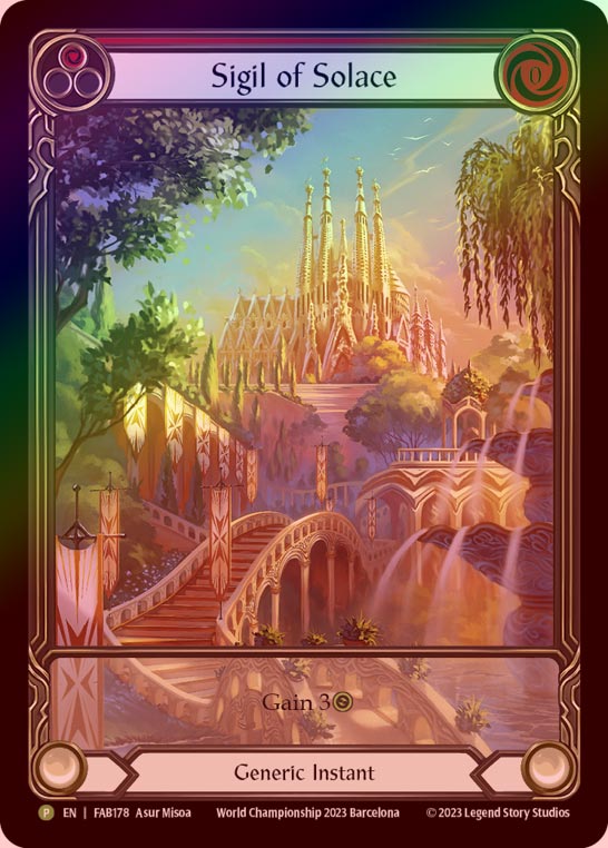 Rainbow Foil》[Generic]Sigil of Solace[赤][P]《プロモ版》[World 