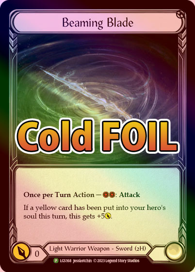 Cold Foil》[Light Warrior]Beaming Blade [P]《プロモ版》 | Flesh