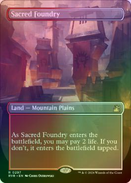 FOIL】【英】聖なる鋳造所/Sacred Foundry[土地R]【RVR】[ボーダーレス 