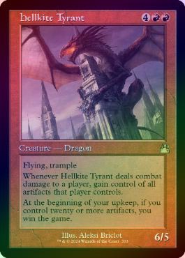 FOIL】【英】ヘルカイトの暴君/Hellkite Tyrant[赤R]【RVR】[旧枠