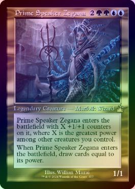 FOIL】【英】首席議長ゼガーナ/Prime Speaker Zegana[多色R]【RVR】[旧