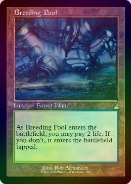 FOIL】【英】繁殖池/Breeding Pool[土地R]【RVR】[旧枠] | モダン以下