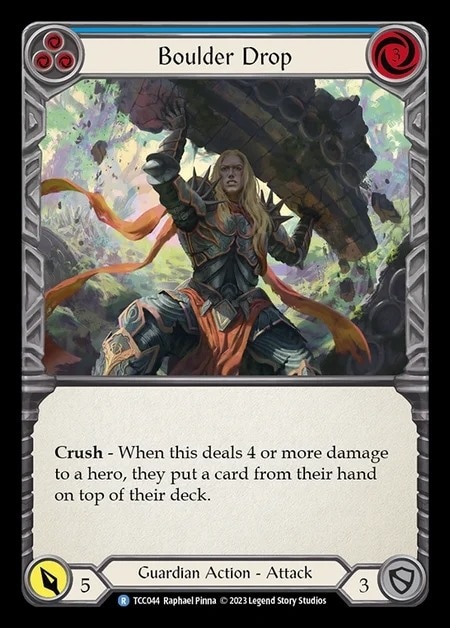 Guardian]Boulder Drop [青][R]《TCC》 | Flesh and Blood,シングル