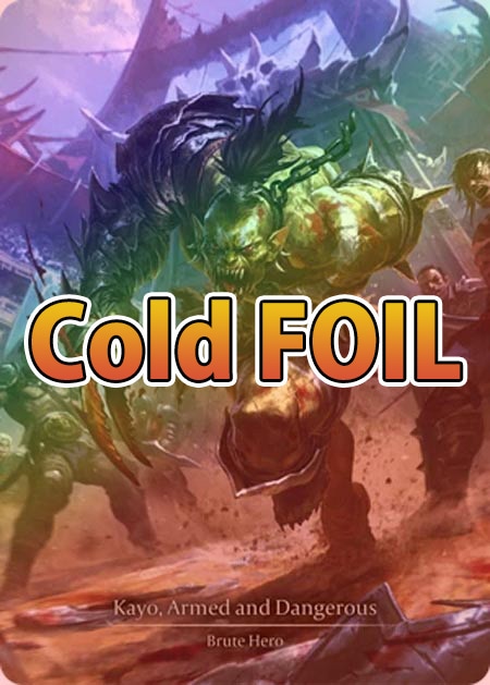 ��Cold Foil��[Brute]Kayo, Armed and Dangerous[Marvel]��HVY��