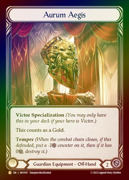 ��Rainbow Foil��[Guardian]Aurum Aegis[L]��HVY��