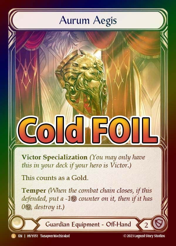 Cold Foil》[Guardian]Aurum Aegis[L]《HVY》 | Flesh and Blood