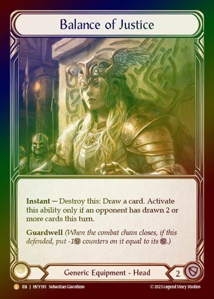 ��Rainbow Foil��[Generic]Balance of Justice[L]��HVY��