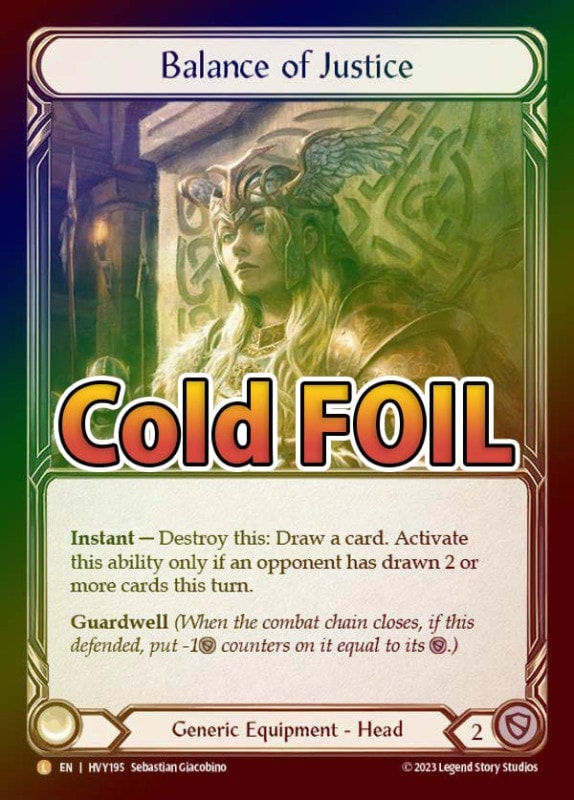��Cold Foil��[Generic]Balance of Justice[L]��HVY��