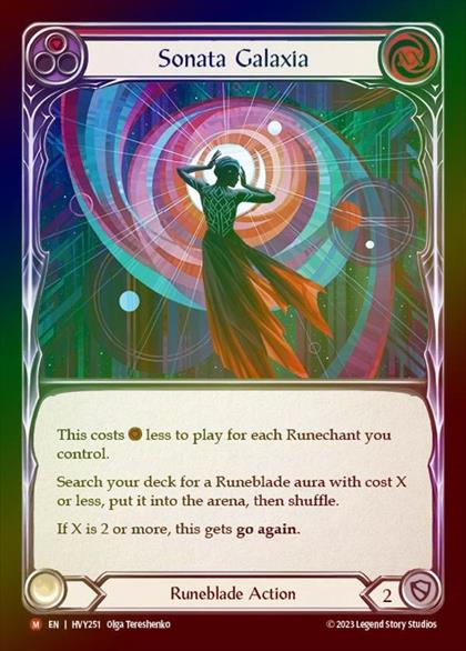 Rainbow Foil》[Runeblade]Sonata Galaxia[M]《HVY》 | Flesh and