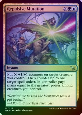 FOIL】【英】排撃の変異/Repulsive Mutation[多色U]【MKM
