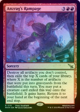 ��FOIL�ۡڱѡۥ��󥺥饰���԰�/Anzrag's Rampage[��R]��MKM��