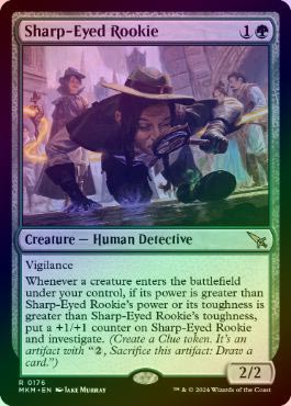 ��FOIL�ۡڱѡ��ܤ��Ȥ�����/Sharp-Eyed Rookie[��R]��MKM��