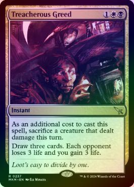 ��FOIL�ۡڱѡ۴�������/Treacherous Greed[¿��R]��MKM��