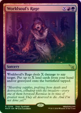 ��FOIL�ۡڱѡ���������ʰ��/Worldsoul's Rage[¿��R]��MKM��