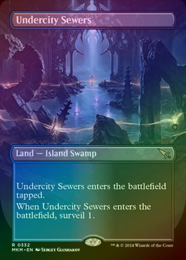 限定セール -SALE FOIL】【英】地底街の下水道/Undercity Sewers[土地R]【MKM マジック：ザ・ギャザリング