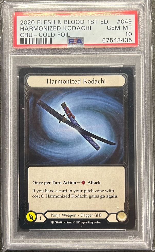 Cold Foil》[Ninja]Harmonized Kodachi [No.049][R]《CRU-初版》[PSA