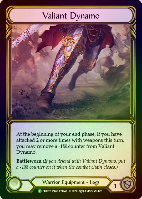 Gold Foil》[Warrior]Valiant Dynamo [P]《プロモ版》[※包装未開封品