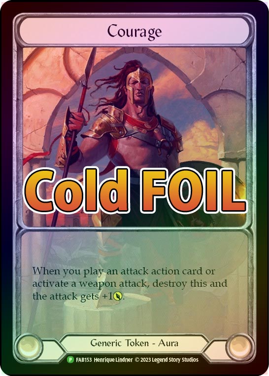 FaB】Courageトークン Cold Foil