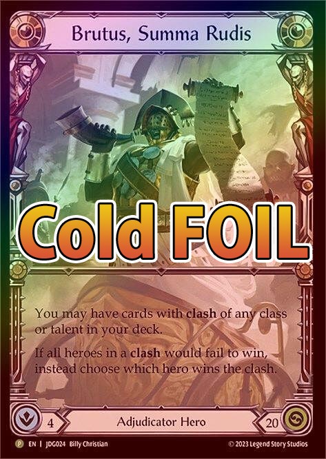 Cold Foil》[Adjudicator]Brutus, Summa Rudis [P]《プロモ版》 | 全