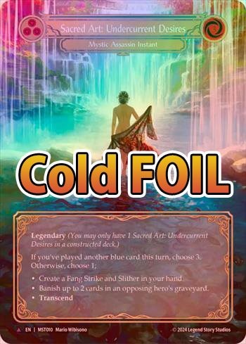 【GINGER掲載商品】 Cold Foil》《英》[神秘・暗殺者]聖なる技：暗流の欲望 /[Mystic その他