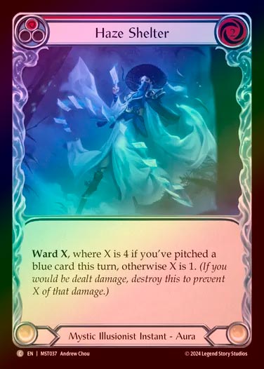 Rainbow Foil》《英》[神秘・幻術士]霞の保護 /[Mystic Illusionist