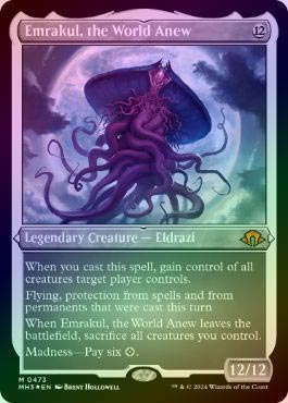 エッチングFOIL】【英】再誕世界、エムラクール/Emrakul, the World 