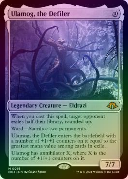 ◾️ボーダレス 穢すもの、ウラモグ　英　foil MH3 FOIL)(フルアート)穢すもの、ウラモグ/Ulamog, the Defiler