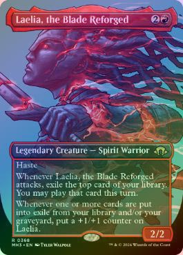 FOIL】【英】再鍛の刃、ラエリア/Laelia, the Blade Reforged[赤R