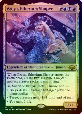 FOIL】【英】エーテリウム造物師、ブレイヤ/Breya, Etherium Shaper[多