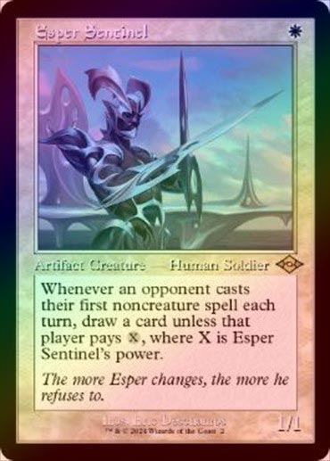 FOIL】【英】エスパーの歩哨/Esper Sentinel[白R]【MH3-M2R】[旧
