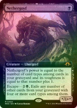 MTG 拡張アートfoil ネザーゴイフ MTG 拡張アートfoil ネザーゴイフ/Nethergoyf Nethergoyf