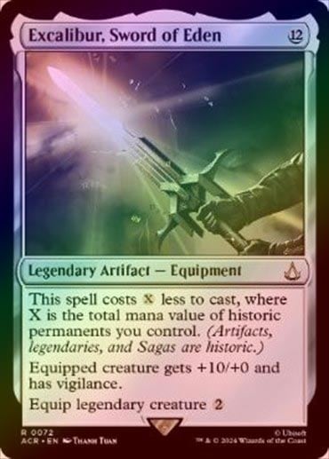 MTG エデンの剣、エクスカリバー　Foil4枚 FOIL】【英】エデンの剣、エクスカリバー/Excalibur, Sword of Eden