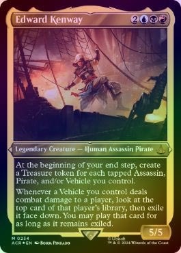 MTG Edward Kenway Textured Foil M0269 ACR EN Assassin's