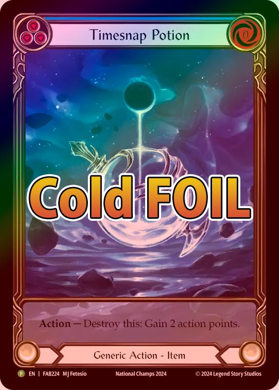 ☆SALE☆《Cold Foil》[Generic]Timesnap Potion [FAB224][P]《プロモ 