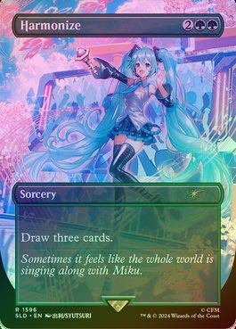 FOIL】【英】調和/Harmonize[No.1596][緑P]【SLD】 | プロモ