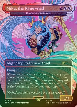 PSA10 MtG 鳴り響く名 ミク 贖いし者、フェザー　ホイル FOIL】【英】鳴り響く名、ミク[贖いし者、フェザー]/Miku, the