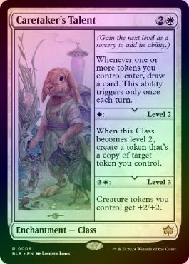 MTG 世話人の才能 　日本語　英語　BLB FOIL】【英】世話人の才能/Caretaker's Talent[白R]【BLB