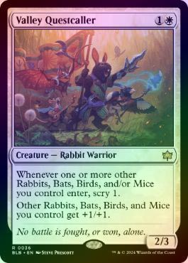 ��FOIL�ۡڱѡ۷̴֤������Ƥ�/Valley Questcaller[��R]��BLB��