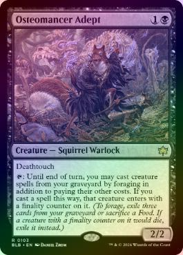 ��FOIL�ۡڱѡ۹��ѻդ�ã��/Osteomancer Adept[��R]��BLB��