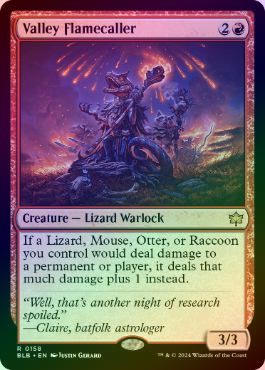 ��FOIL�ۡڱѡ۷̴֤α�Ƥ�/Valley Flamecaller[��R]��BLB��