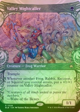 ��FOIL�ۡڱѡ۷̴֤β��ϸƤ�/Valley Mightcaller[��R]��BLB��[���硼��������]