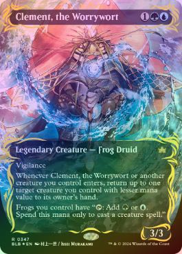 レイズドFOIL】【英】心配潮、クレメント/Clement, the Worrywort[多色