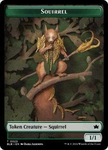 英】リストークン/Squirrel Token[緑T]【BLB】 | スタンダード